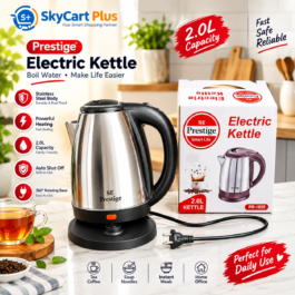 Prestige Electric Kettle 2.0L – প্রেস্টিজ ইলেকট্রিক কেটলি | Fast Boiling Water Heater